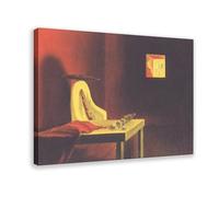 WCYB The Invisible Man by Salvador Dali Posters Prints Canvas Deco Paintings Wall Art Frame 24" L X 36" W