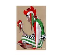 WCYB The Jester, 1939 by Norman Rockwell Prints Posters Canvas Deco Paintings Wall Art For Office Unframe 24" L X 36" W