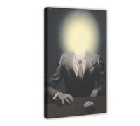 WCYB The Pleasure Principle by Rene Magritte Vintage Poster Realism Cubism Renaissance Surrealism Prints Posters Canvas Deco Paintings Wall Art For Office