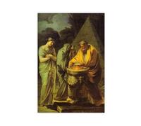 WCYB The Sacrifice to Vesta by Francisco Goya Posters Prints Canvas Deco Paintings Wall Art Unframe 16" L X 24" W