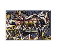 WCYB The She-Wolf by Jackson Pollock Posters Prints Canvas Deco Paintings Wall Art Unframe 16" L X 24" W
