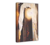 WCYB The Shelton With Sunspots by Georgia O'Keeffe Prints Posters Canvas Deco Paintings Wall Art For Office Frame 20" L X 30" W