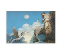 WCYB The Source by Michael Parkes Posters Prints Canvas Deco Paintings Wall Art Unframe 12" L X 18" W