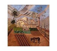 WCYB The Vegetable Garden with Donkey by Joan Miro Posters Prints Canvas Deco Paintings Wall Art Unframe 16" L X 16" W