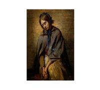 WCYB The Widow C by Frederick George Cotman Prints Posters Canvas Deco Paintings Wall Art For Office Unframe 20" L X 30" W