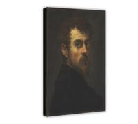WCYB Tintoretto And The New Venice by Jacopo Tintoretto Prints Posters Canvas Deco Paintings Wall Art For Office Living Room Frame 12" L X 18" W