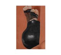 WCYB TURKEY FEATHERS AND INDIAN POT by Georgia O'Keeffe Prints Posters Canvas Deco Paintings Wall Art For Office Unframe 12" L X 18" W