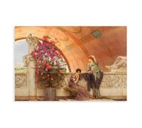 WCYB Unconscious Rivals by Sir Lawrence Alma-Tadema Posters Prints Canvas Deco Paintings Wall Art Unframe 12" L X 18" W