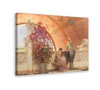 WCYB Unconscious Rivals by Sir Lawrence Alma-Tadema Prints Posters Canvas Deco Paintings Wall Art For Office Frame 20" L X 30" W