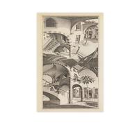 WCYB Up And Down by Maurits Cornelis Escher Posters Prints Canvas Deco Paintings Wall Art Unframe 20" L X 30" W