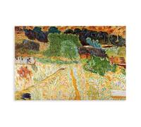 WCYB View from The Artist's Studio, Le Cannet by Pierre Bonnard Prints Posters Canvas Deco Paintings Wall Art For Office Unframe 12" L X 18" W