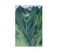 WCYB Waterfall No 1 by Georgia O'Keeffe Prints Posters Canvas Deco Paintings Wall Art For Office Living Room Unframe 16" L X 24" W
