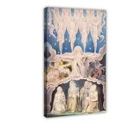 WCYB When The Morning Stars Sang Together by William Blake Posters Prints Canvas Deco Paintings Wall Art Frame 12" L X 18" W