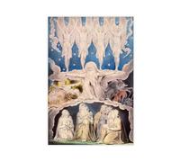 WCYB When The Morning Stars Sang Together by William Blake Prints Posters Canvas Deco Paintings Wall Art For Office Unframe 16" L X 24" W
