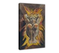 WCYB William Blake - The First Book of Urizen 17 Prints Posters Canvas Deco Paintings Wall Art For Office Frame 16" L X 24" W