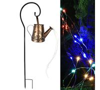 Wcybym Butterfly Solar Watering Can Light | Solar Watering Can with Cascading Lights - Butterfly Lights, Water Patio Lamps for Yard Path