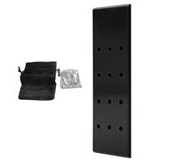 Wcybym Dart Holder Wall Mount, Wooden Twelve Slot Design, 41x10cm, Dart Storage Rack, Throwing Tip Organizer, Bag Included Support, for Game Room Bar