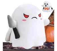 Wcybym Ghost Plush Toy, Cute Sensory Stuffed Toy, Double-Sided Emotion plush ie, Soft Halloween-Themed Design, 40cm/15.75 Inches For Sofa Car Desktop Bedside Home Décor