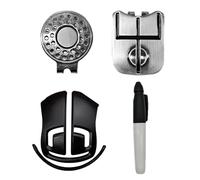 Wcybym Golf Ball Markers - Reusable Trident Precision Stencil,Golf Ball Line Drawing Putting Tool - for Players Men Women Tournament Course Practice Driving Range Club Fathers Day Birthday