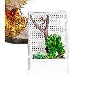 Wcybym Jumping Spider Enclosures | Acrylic Clear Cage | Reptile Habitat,for Praying Mantis Breeding Feeding Observation
