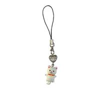 Wcybym Kitten Phone Chain, Phone Charm Cat, CellPhone Lanyard, Anti-Loss Strap Design, Cute Decorative Dangle, 1 Piece, For Mobile Bags Keys Kids Adults Everyday Use