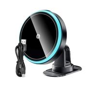 Wcybym Magnetic Wireless Charging Car Holder, 15W Magnetic Phone Holder, Fast Charging Auto Mount Stand, Adjustable Air Vent Clip Design, Black For Sedan, Truck, Vehicle, Smartphone Use On The Road