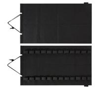 Wcybym Martial Arts Belt Display Stand, Felt Belt Display Rack, Wall-Mounted Organizer, Space-Saving Design, Sturdy Design, 62.5x34.5cm For Karate taek-won-do Judo Kids Room Studio