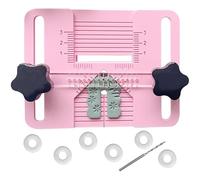 Wcybym Polymer-Clay Earring Drill Guide, Adjustable Jewelry Drill Tool, Handmade Craft Set, Beginner-Friendly Polyme r Cla y Kit, 1 Set, for Artists, School, Home, Handcraft