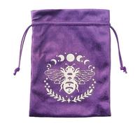 Wcybym Tarot Card Bag | Tarot Bag | Tarot Card Box | Oracle Cards Storage | Storage Bag | Soft Multifunctional Tarot & Dice Bag Oracle Cards Jewelry Bags Tarot Card Holder Tarot Accessories