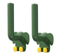 Wcybym Wall Hooks | Elephant Clothes Hanger Set of 2,Wall Kitchenware Utensils Hanger Multi-Purpose Shower Hooks Holder for Kitchen Toilet