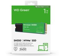 WD 1TB M.2 NVMe SSD 2280 Internal Solid State Drive 3200MB/s SN350 Green PCIe