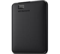 WD 2TB Elements portable external hard drive, USB 3.0 interface, portable external storage, Plug-and-Play, SuperSpeed USB 3.2 Gen 1, Formatted for PC and Mac, Black