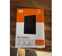 WD 2TB My Passport Black Portable External HDD Storage, PC, Laptop, Xbox & PS