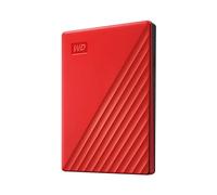 WD 2TB My Passport Portable HDD USB 3.0, with software for device management, backup and password protection, Works with PC, Xbox and Playstation, Red