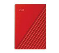 WD 2TB My Passport Portable HDD USB 3.0, with software for device management, backup and password protection, Works with PC, Xbox and Playstation, Red