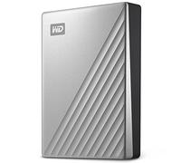 WD 2TB My Passport Ultra for Mac, Portable HDD USB-C ready with software for device management, backup and password protection - Silver