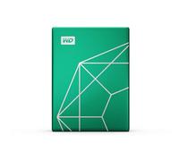 WD 2TB My Passport Ultra Portable Hard Drive HDD, 20th Anniversary Emerald Drive, USB-C, with Backup Software and Password Protection - WDBJXT0020BGN-WESN