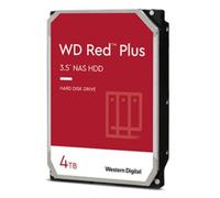 WD Red Plus WD40EFPX - Hard drive - 4 TB - internal - 3.5" - SATA 6Gb/s - 5400 rpm - buffer: 256 MB