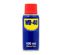 WD-40 Multi-Use Product Lubricant Spray Can, 100ml Toolbox Size, Single Can | Sold in Singles & Multi-Pack, Multi-Purpose Formula Displaces Moisture & Rust, Corrosion Protection on Hinges & Metal Parts