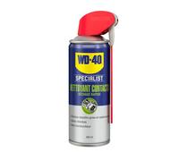 WD-40 Specialist • Contact Cleaner • Double Position Spray • Removes Oil, Grease, Dust, Dirt, Flux Residue and Condensation • Fast Drying • Non-Conductive • 400 ml