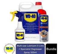 WD-40 Specialist Degreaser 500ml + Multi-Use Lubricant 5L