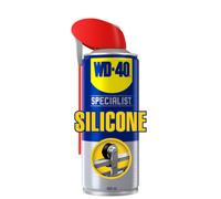 WD-40 Specialist Silicone Spray Lubricant, 400ml with Smart Straw, All-Weather Rust Protection Silicone Lubricant, Repels Moisture, Dust, and Grime for Rubber Seals, Doors, Windows, 1-Pack
