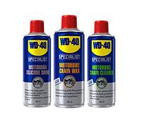 WD-40 Specialist Motorbike New Multi Pack - Chain Cleaner, Chain Wax and Silicone Shine