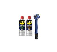 WD-40 Specialist Motorcycle Chain Maintenance Kit with 1 x Chain Cleaner 400 ml, 1 x Chain Grease 400 ml and 1 x Chain Brush