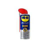 WD-40 Specialist Silicone Spray Lubricant, 400ml with Smart Straw, All-Weather Rust Protection Silicone Lubricant, Repels Moisture, Dust, and Grime for Rubber Seals, Doors, Windows, 1-Pack