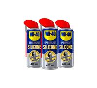 WD-40 Specialist Silicone Lubricant 400ml Triple Pack - All-Weather Protection in White WD-40 White