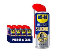 WD-40 Specialist Silicone Lubricant Spray, Smart Straw, 400ml - Pack of 12