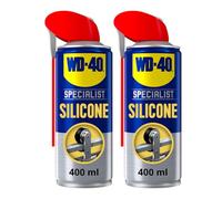 WD-40 Specialist Silicone Lubricant Spray, Smart Straw, 400ml - Twin Pack