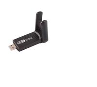 WD 4605 AC1300Mbps USB 3.0 WiFi Adapter Dual Band 2.4G 5.8G Wireless Network Card for Laptop Desktop Gigabit High Speed USB 3.0 WLAN Receiver with 5dBi Antenna