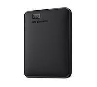 WD 4TB Elements portable external hard drive, USB 3.0 interface, portable external storage, Plug-and-Play, SuperSpeed USB 3.2 Gen 1, Formatted for PC and Mac, Black
